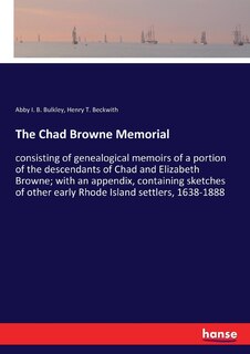 Front cover_The Chad Browne Memorial