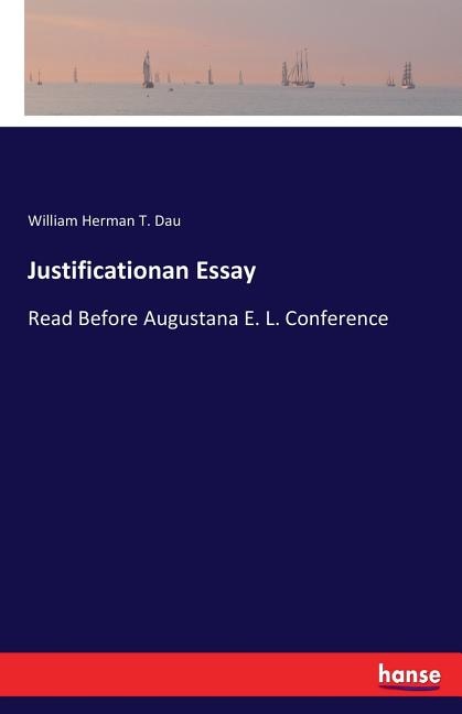 Front cover_Justificationan Essay