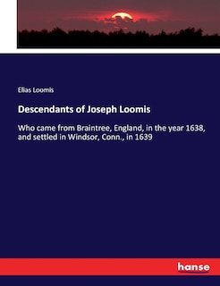Couverture_Descendants of Joseph Loomis