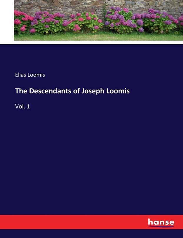 Front cover_The Descendants of Joseph Loomis