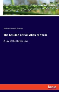 Couverture_The Kasîdah of Hâjî Abdû al-Yazdi