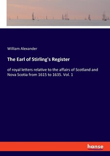 Front cover_The Earl of Stirling's Register