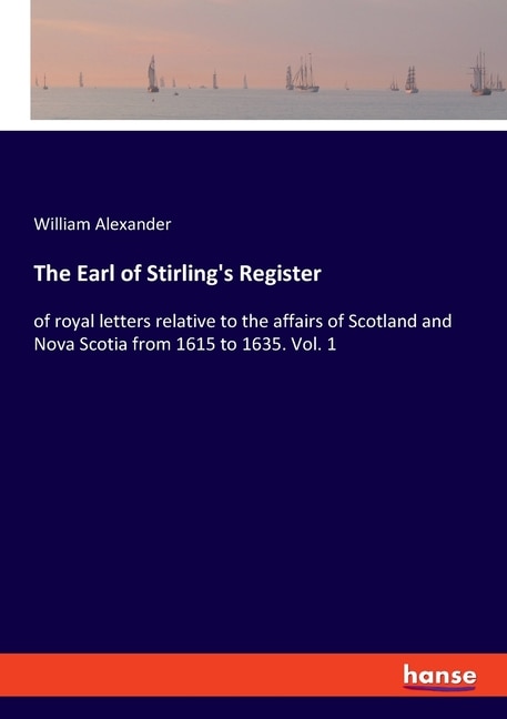 Front cover_The Earl of Stirling's Register