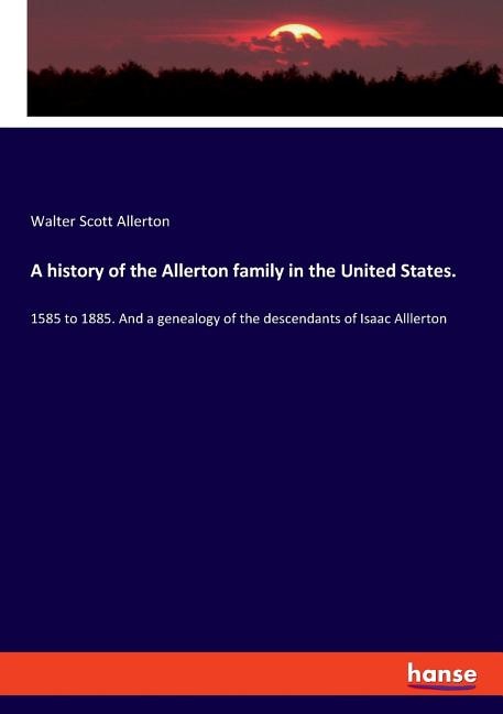 Couverture_A history of the Allerton family in the United States.