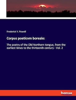 Front cover_Corpus poeticvm boreale