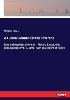 Front cover_A Funeral-Sermon for the Reverend
