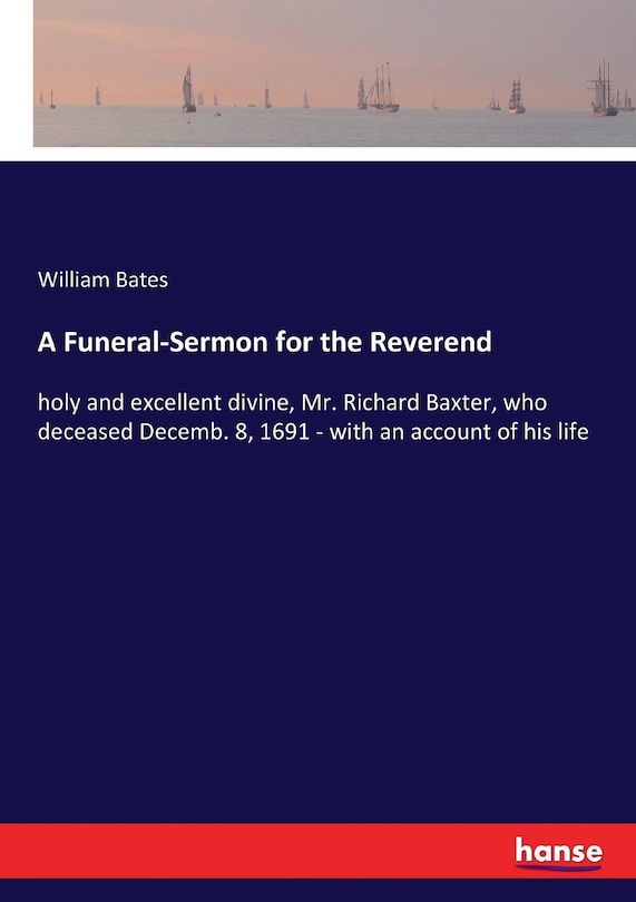 Front cover_A Funeral-Sermon for the Reverend