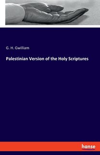 Couverture_Palestinian Version of the Holy Scriptures
