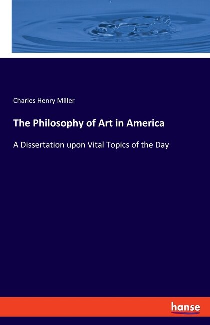 Front cover_The Philosophy of Art in America