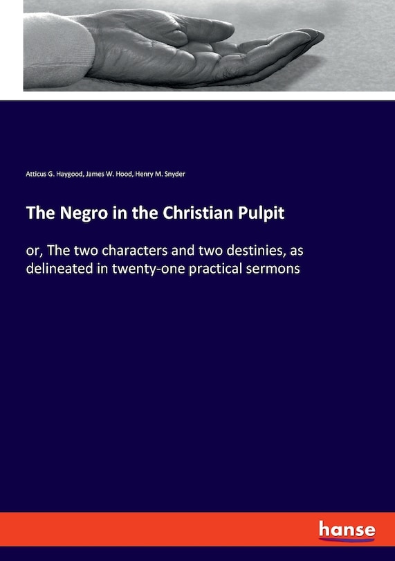 Front cover_The Negro in the Christian Pulpit
