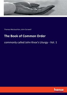 Front cover_The Book of Common Order