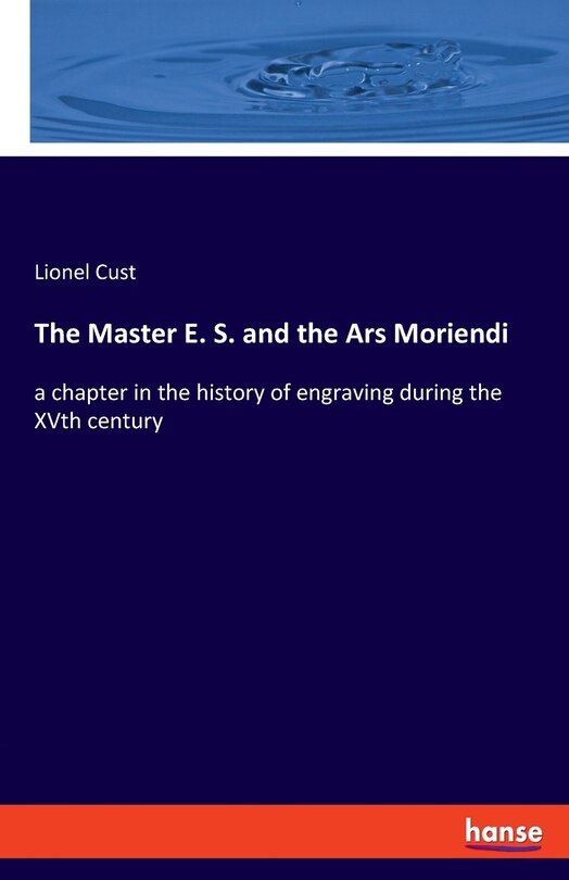 Front cover_The Master E. S. and the Ars Moriendi