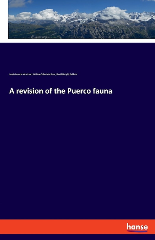 Front cover_A revision of the Puerco fauna