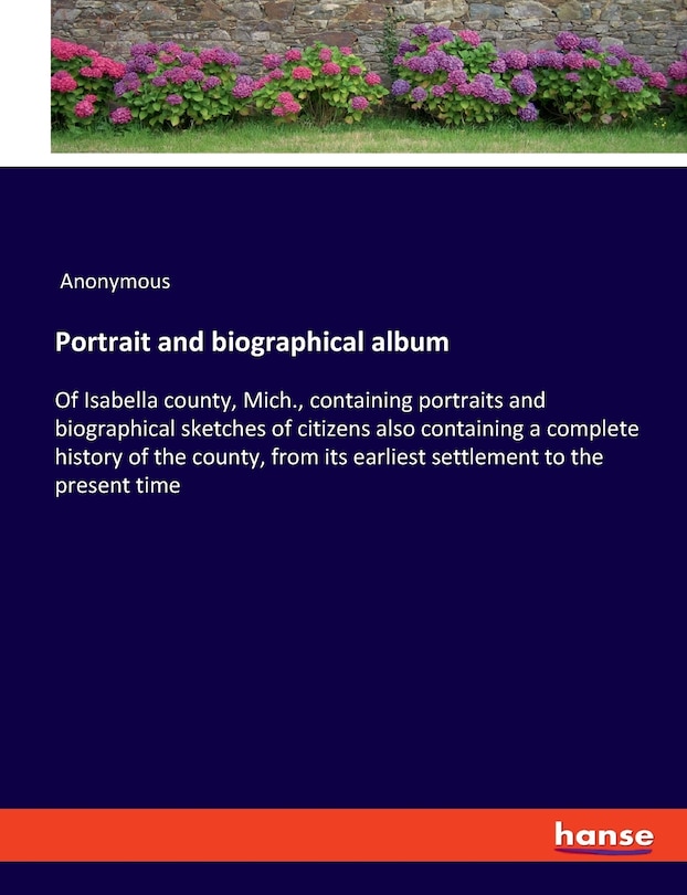 Front cover_Portrait and biographical album