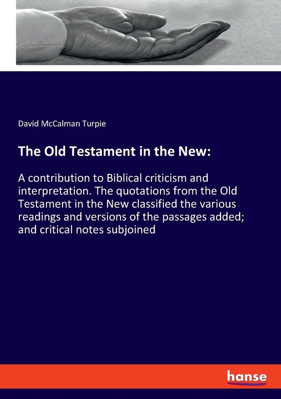 Front cover_The Old Testament in the New