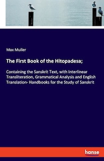Front cover_The First Book of the Hitopadesa;