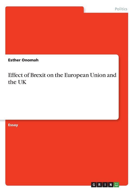 Couverture_Effect of Brexit on the European Union and the UK