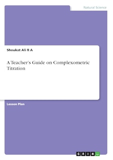 Couverture_A Teacher's Guide on Complexometric Titration