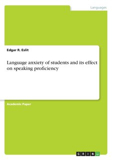 Couverture_Language anxiety of students and its effect on speaking proficiency