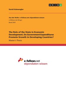 Front cover_The Role of the State in Economic Development. Do Government Expenditures Promote Growth in Developing Countries?