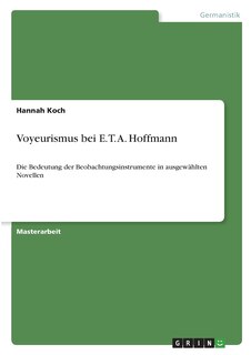 Couverture_Voyeurismus Bei E. T. A. Hoffmann
