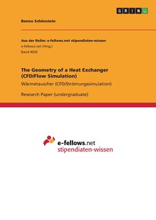 Front cover_The Geometry of a Heat Exchanger (CFD/Flow Simulation)