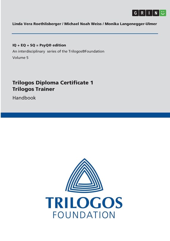 Couverture_Trilogos Diploma Certificate 1 - Trilogos Trainer