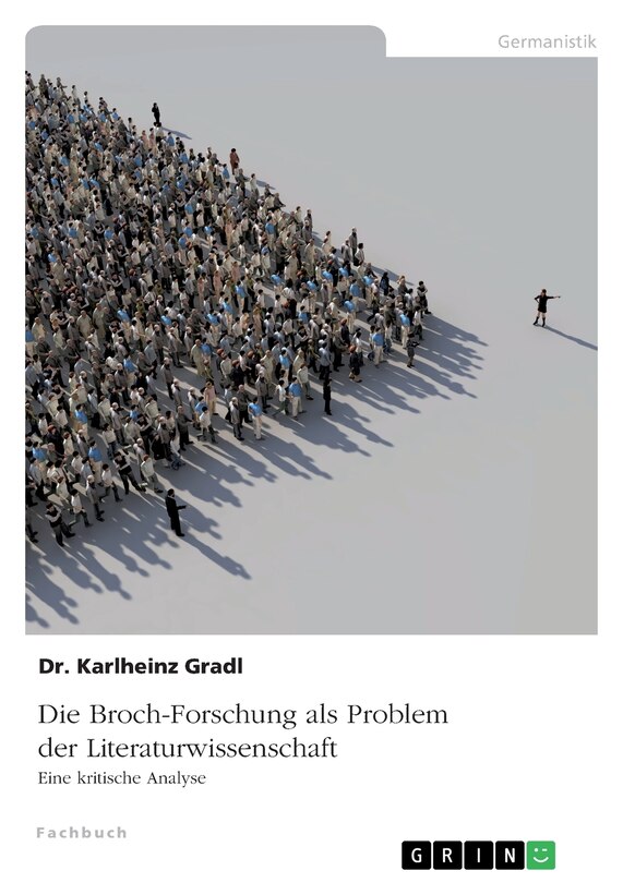 Front cover_Die Broch-Forschung als Problem der Literaturwissenschaft