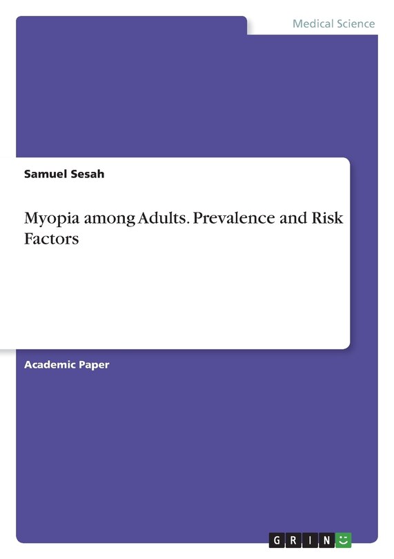 Couverture_Myopia among Adults. Prevalence and Risk Factors
