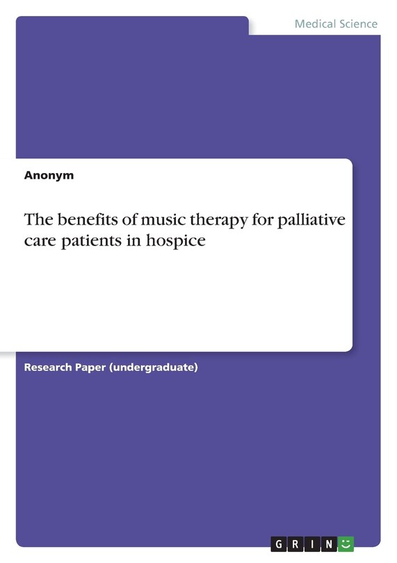 Couverture_The benefits of music therapy for palliative care patients in hospice