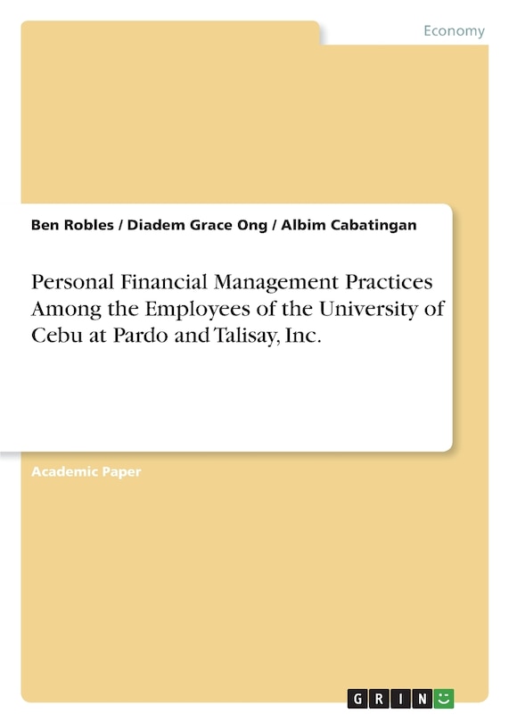 Couverture_Personal Financial Management Practices Among the Employees of the University of Cebuat Pardo and Talisay, Inc.