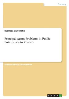 Front cover_Principal-Agent Problems in Public Enterprises in Kosovo