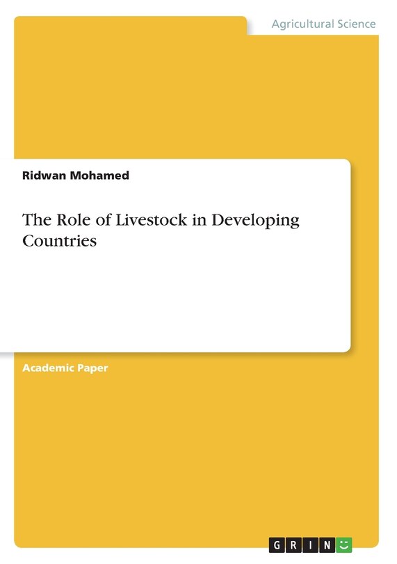 Couverture_The Role of Livestock in Developing Countries