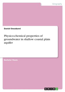 Couverture_Physico-chemical properties of groundwater in shallow coastal plain aquifer