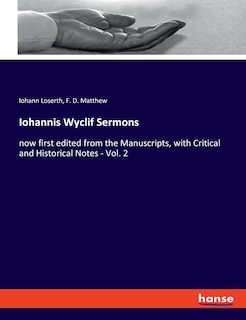 Couverture_Iohannis Wyclif Sermons