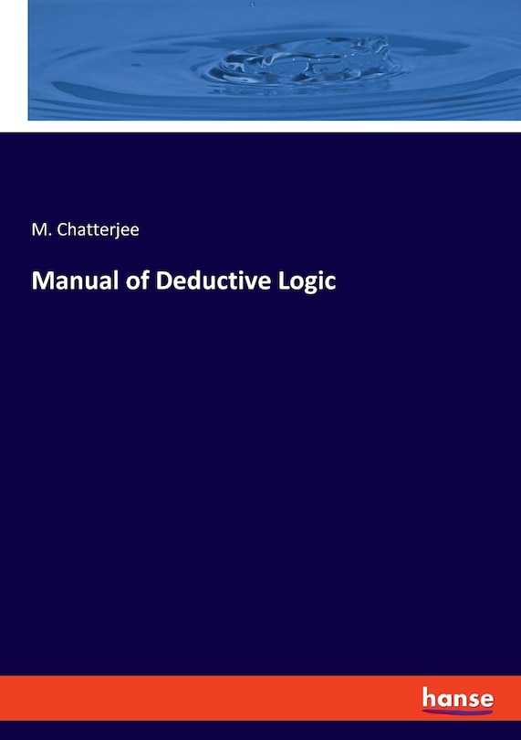 Couverture_Manual Of Deductive Logic