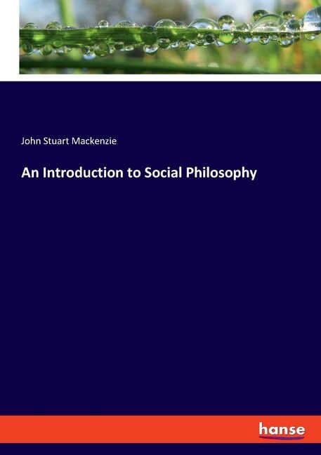 Front cover_An Introduction to Social Philosophy