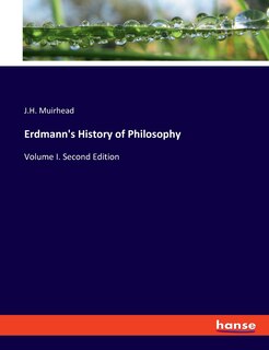 Front cover_Erdmann's History of Philosophy