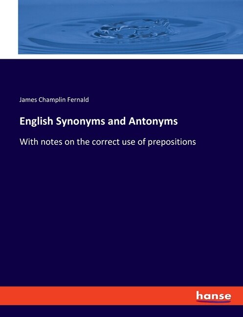 Couverture_English Synonyms and Antonyms