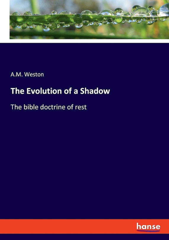 Couverture_The Evolution of a Shadow