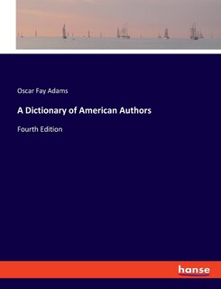 Front cover_A Dictionary of American Authors
