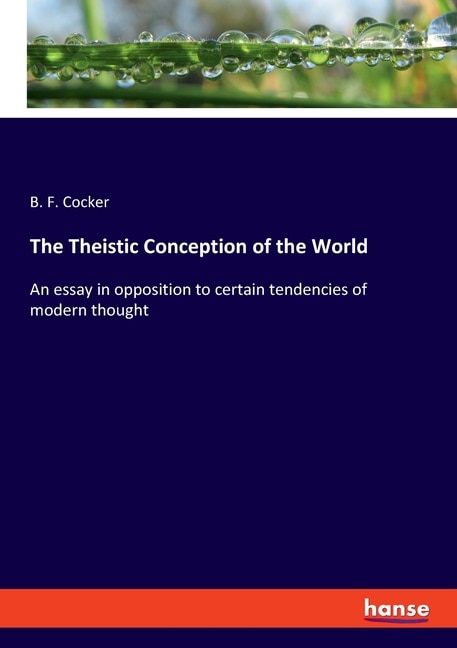 Couverture_The Theistic Conception of the World