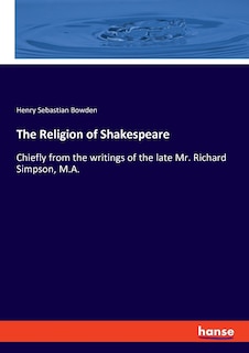 Front cover_The Religion of Shakespeare