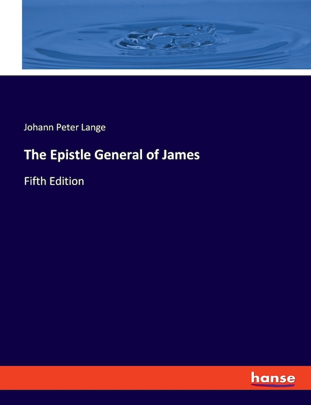 Front cover_The Epistle General of James