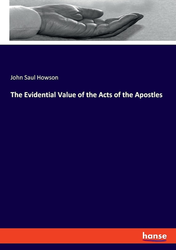 Couverture_The Evidential Value of the Acts of the Apostles