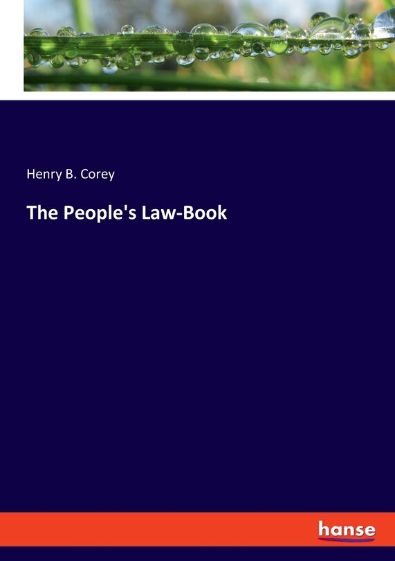 Front cover_The People's Law-Book