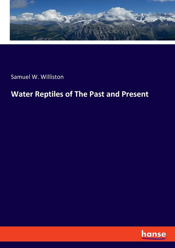 Couverture_Water Reptiles of The Past and Present