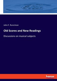 Couverture_Old Scores and New Readings