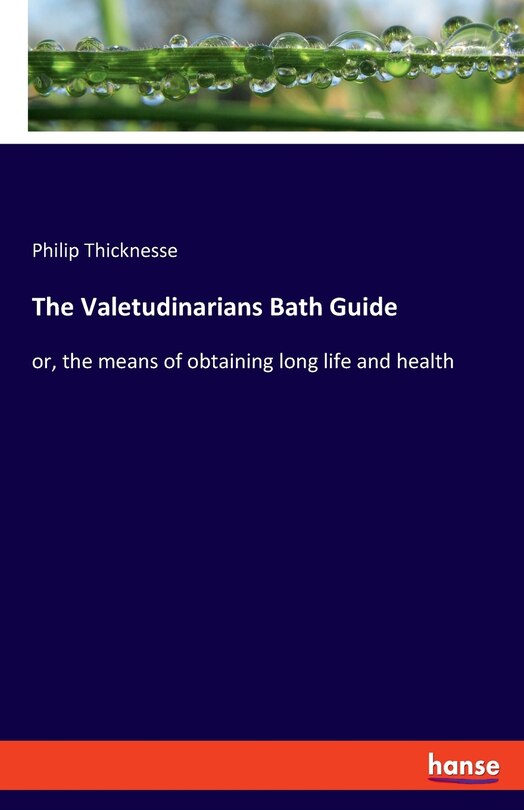 Couverture_The Valetudinarians Bath Guide