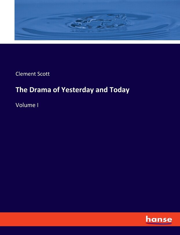 Front cover_The Drama of Yesterday and Today